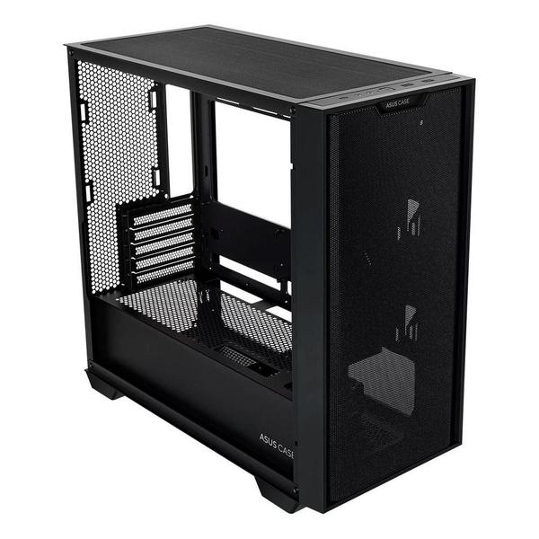 Imagem de Gabinete Gamer ASUS Prime A21, Mid Tower, M-ATX, Lateral em Vidro Temperado, Preto - 90DC00H0-B00000