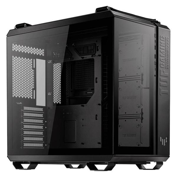 Imagem de Gabinete Gamer Asus TUF Gaming GT502, Mid Tower, ATX, Frontal e Lateral em Vidro Temperado, Preto - 90DC0090-B00000