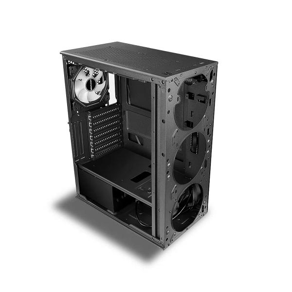 Imagem de Gabinete Gamer ATX, Micro ATX e ITX Mohawk Lateral de Vidro Temperado 3x Coolers RGB Inclusos Preto Warrior - GA215