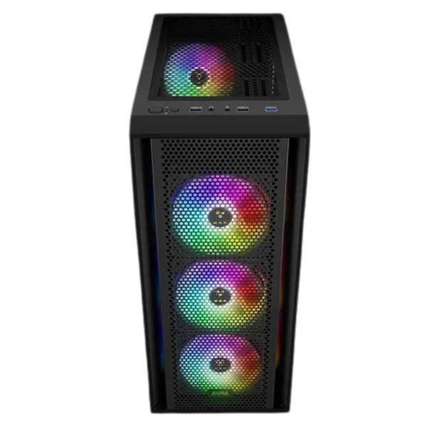 Imagem de Gabinete Gamer Aura GC2 Elite Preto 4 Fans Rgb Inclusas Gamdias