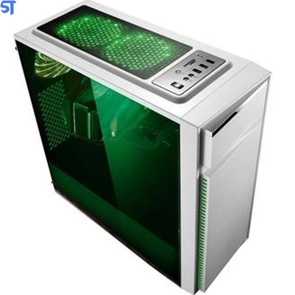 Imagem de Gabinete Gamer Bg-015 Branco Bluecase - Sem Fonte / Usb 3.0