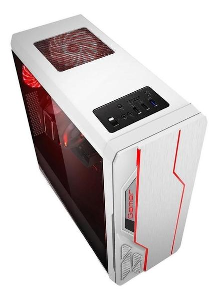 Imagem de Gabinete Gamer Bluecase Bg-009 Branco Usb 3.0 Sem Fonte