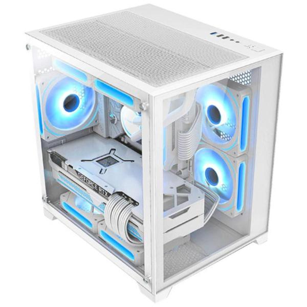 Imagem de Gabinete Gamer Branco Space Lateral E Frontal Vidro K-Mex