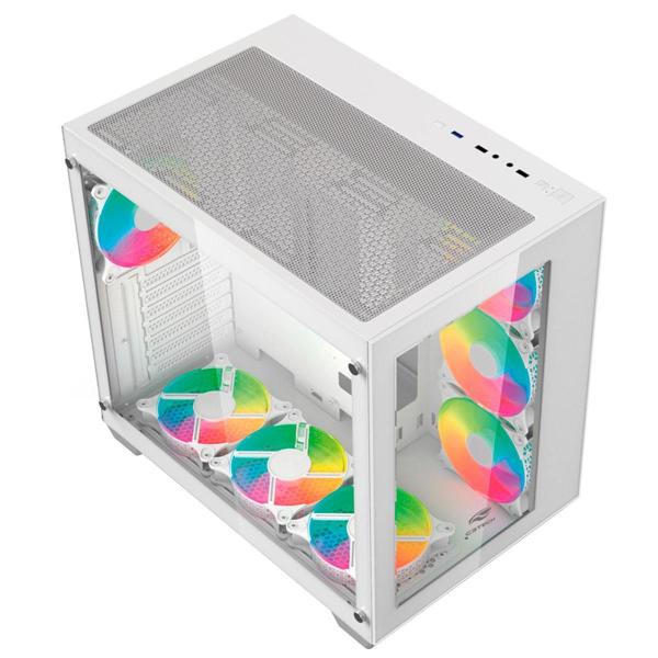 Imagem de Gabinete Gamer C3Tech Aquarius Mt-G910, Frontal E Lateral Em