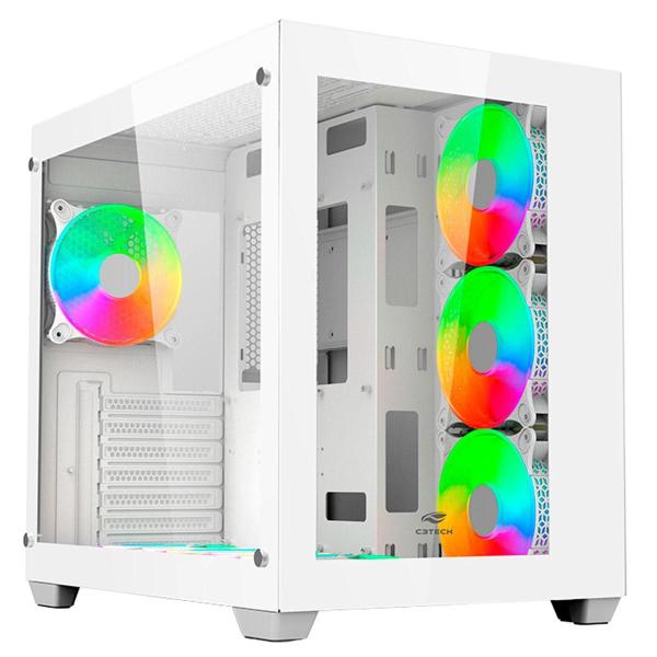 Imagem de Gabinete Gamer C3Tech Aquarius Mt-G910, Frontal E Lateral Em