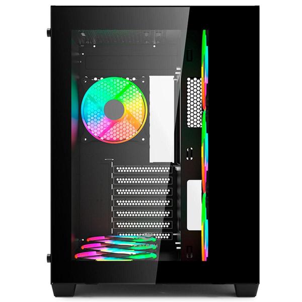 Imagem de Gabinete Gamer C3Tech Aquarius Mt-G910, Frontal E Lateral Em