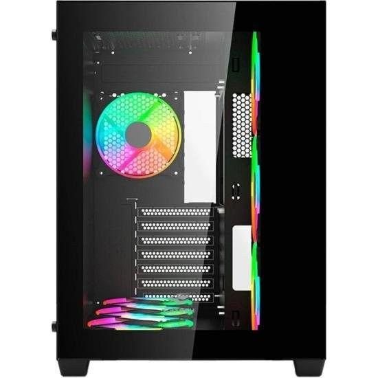 Imagem de Gabinete Gamer C3Tech Aquarius MT-G910 Sem Fans Preto