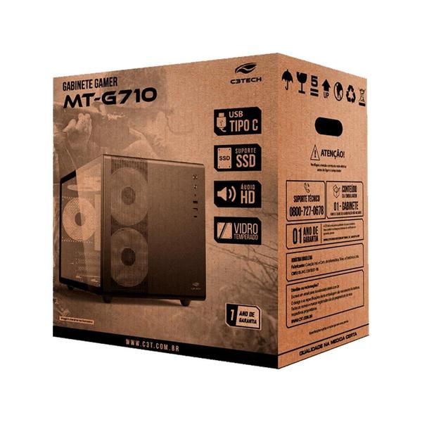 Gabinete Gamer C3Tech Gaming Aquarius MT-G710WH, Mini Tower, Micro ATX, Lateral em Vidro Temperado, Branco - MT-G710WH Imagem de Gabinete Gamer C3Tech Gaming Aquarius MT-G710WH, Mini Tower, Micro ATX, Lateral em Vidro Temperado, Branco - MT-G710WH