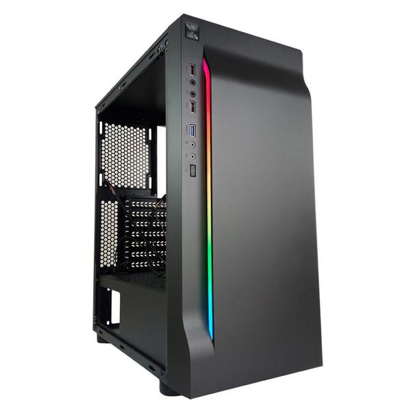 Imagem de Gabinete gamer cg01 rgb atx s/ fonte pixxo