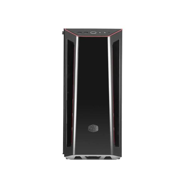 Imagem de Gabinete Gamer Cooler MasterBox MB520 TG, Mid Tower, Com FAN Lateral em Vidro, Preto/ Vermelho