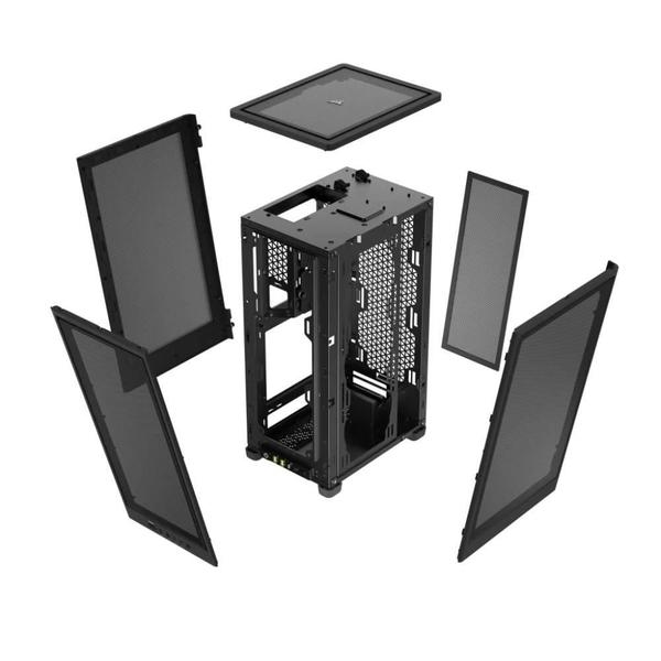 Imagem de Gabinete Gamer Corsair 2000D Airflow, Mini-ITX, Preto - CC-9011244-WW