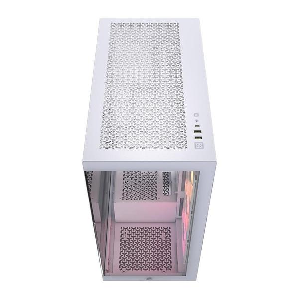 Imagem de Gabinete Gamer Corsair 3500X ARGB Tempered Glass Mid-Tower, Branco - CC-9011279-WW