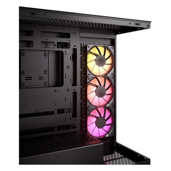 Imagem de Gabinete Gamer Corsair 3500X ARGB Tempered Glass Mid-Tower, Preto - CC-9011278-WW