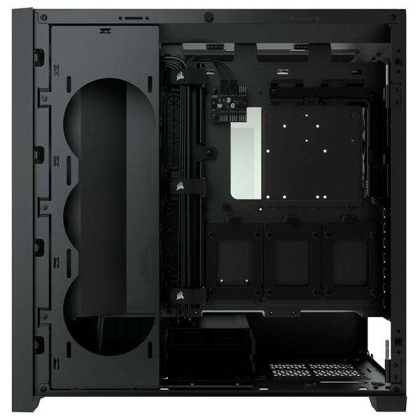 Imagem de Gabinete Gamer Corsair 5000D Airflow, Mid Tower, ATX, Lateral em Vidro Temperado, 2x Cooler Fan, Preto - CC-9011210-WW