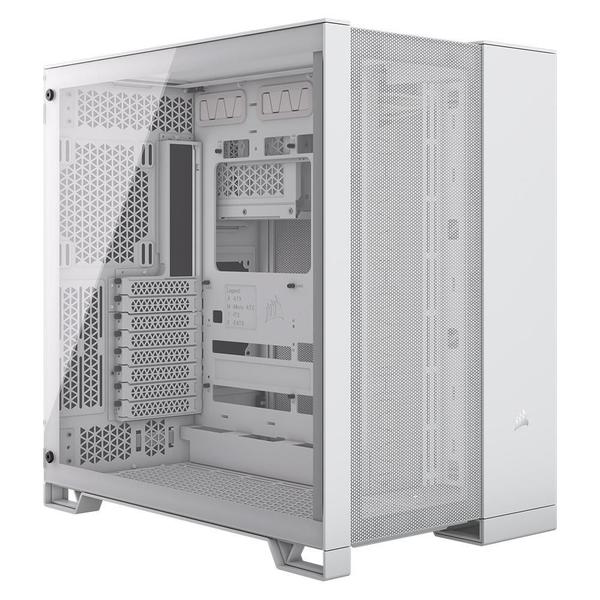 Imagem de Gabinete Gamer Corsair 6500D, Mid-Tower, E-ATX, Frente e Lateral em Vidro Temperado, Branco - CC-9011260-WW