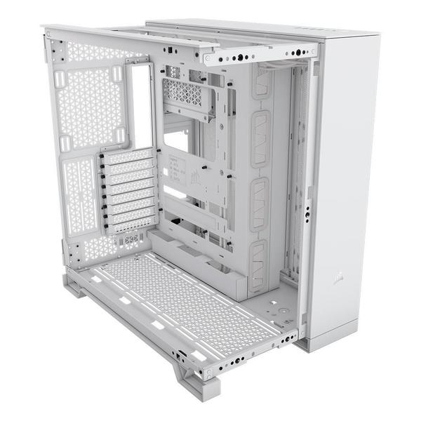 Imagem de Gabinete Gamer Corsair 6500D, Mid-Tower, E-ATX, Frente e Lateral em Vidro Temperado, Branco - CC-9011260-WW