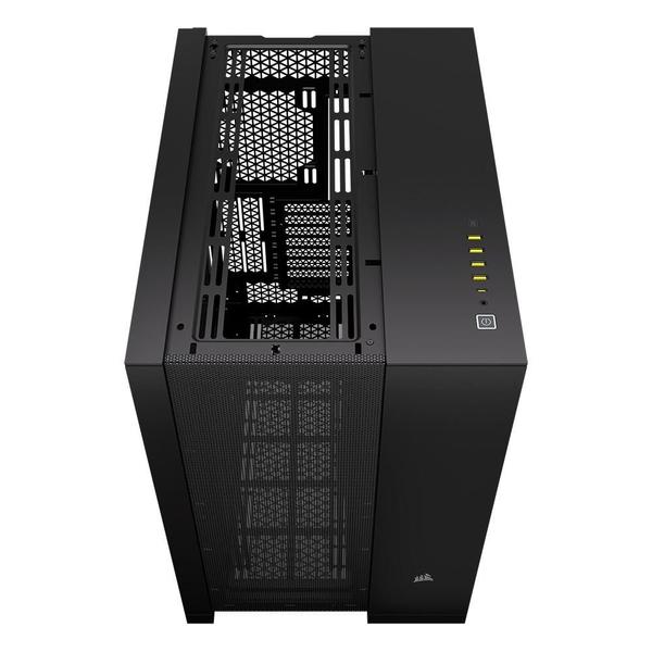 Imagem de Gabinete Gamer Corsair 6500D, Mid-Tower, E-ATX, Frente e Lateral em Vidro Temperado, Preto - CC-9011259-WW