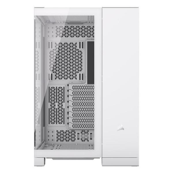 Imagem de Gabinete Gamer Corsair 6500X, Mid-Tower, E-ATX, Frente e Lateral em Vidro Temperado, Branco - CC-9011258-WW