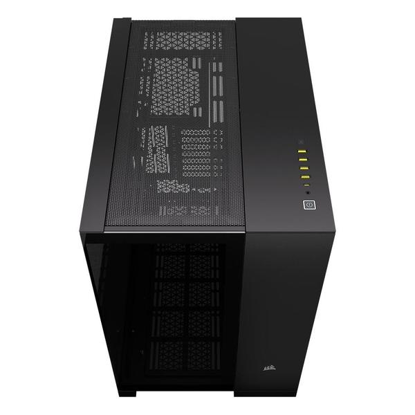 Imagem de Gabinete Gamer Corsair 6500X, Mid-Tower, E-ATX, Frente e Lateral em Vidro Temperado, Preto - CC-9011257-WW