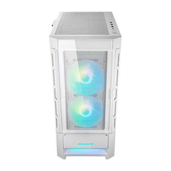 Imagem de Gabinete Gamer Cougar Duoface RGB, Mid Tower, Vidro Temperado, Branco - 385ZD10.0003