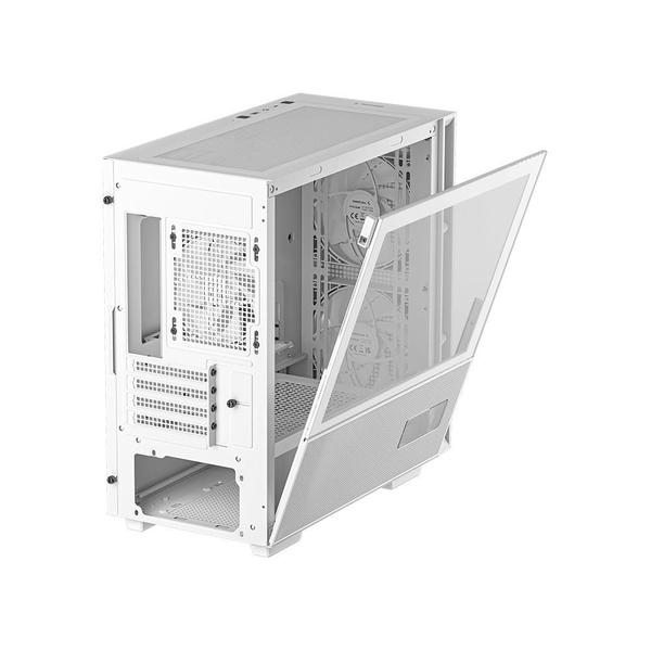 Imagem de Gabinete Gamer Deepcool CH360 Digital, Mid Tower, ARGB, M-ATX, Lateral em Vidro Temperado, Com 3 Ventoinhas, Branco - R-CH360-WHAPE3D-G-1