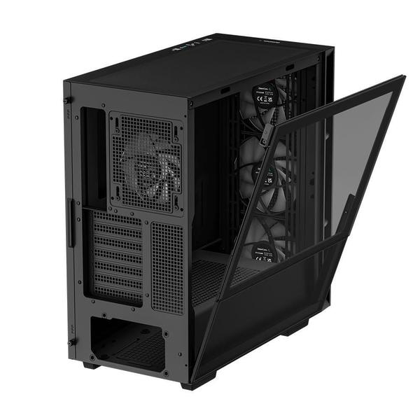 Imagem de Gabinete Gamer Deepcool Ch560 Bk Argb Mid Tower Vidro Preto