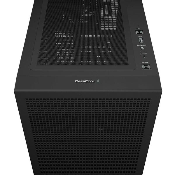 Imagem de Gabinete Gamer Deepcool Ch560 Bk Argb Mid Tower Vidro Preto