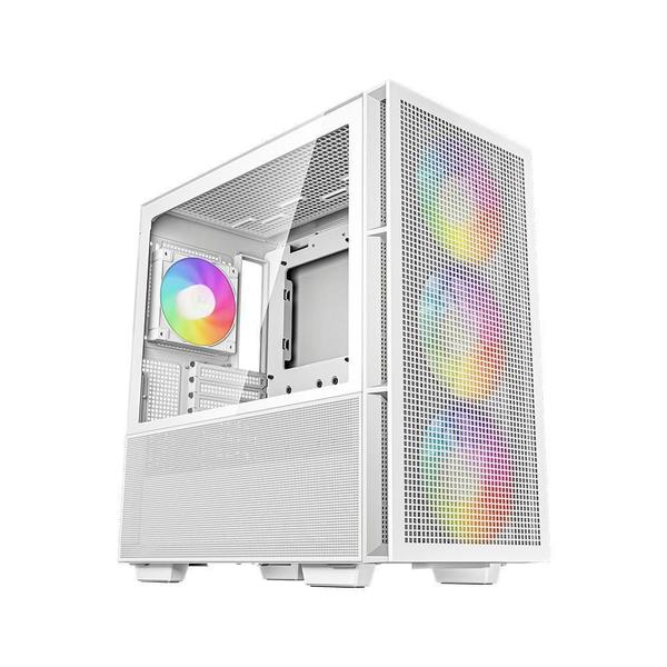 Imagem de Gabinete Gamer Deepcool Ch560 Wh Argb Mid Tower Vidro Branco