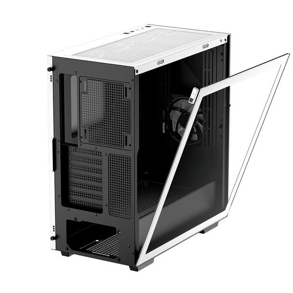 Imagem de Gabinete Gamer Deepcool Cyclops Mid Tower E-Atx Vidro Branco