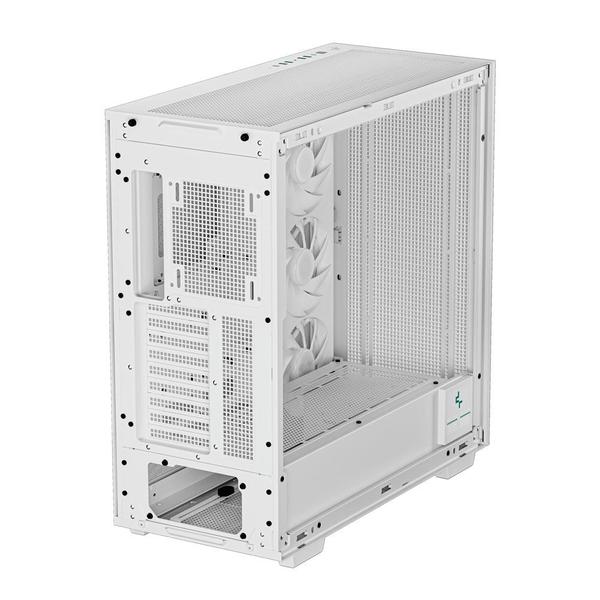 Imagem de Gabinete Gamer DeepCool Morpheus WH, Mid Tower, Vidro Temperado, Sem Fonte, Com 3 Fans, ARGB, Display Digital, Branco