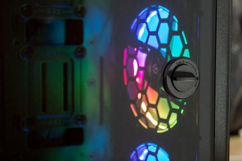 Imagem de Gabinete Gamer EVOLUT EG-812 Mesh PRO Com 3 FANS RGB 144mm