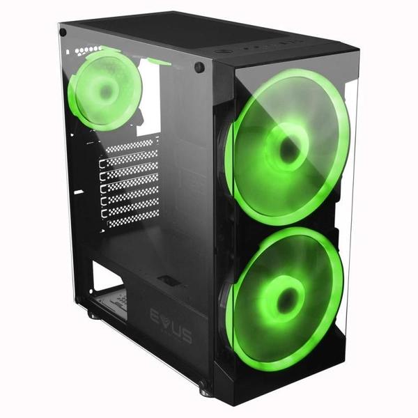 Imagem de Gabinete Gamer Evus G-20 Superflow Vidro Temperado 5 Fans