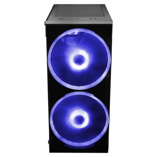 Imagem de Gabinete Gamer Evus G-20 Superflow Vidro Temperado 5 Fans