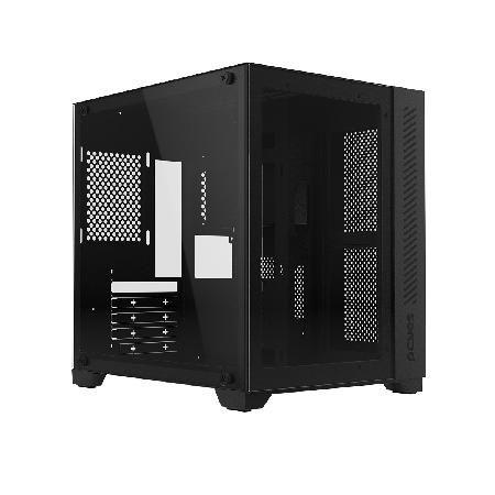 Imagem de Gabinete Gamer Forcefield Black Vulcan - Frontal E Lateral Em Vidro - Pcyes - Gffbvp