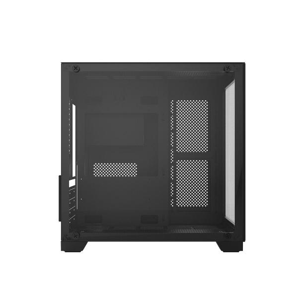 Imagem de Gabinete Gamer Forcefield Black Vulcan - Frontal E Lateral Em Vidro - Pcyes - Gffbvp