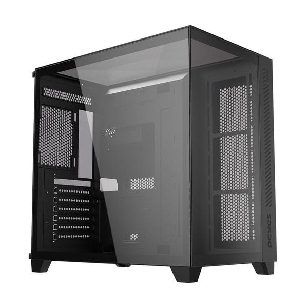 Gabinete Gamer Forcefield Max Black Vulcan - Gffmaxbv - PCYES Imagem de Gabinete Gamer Forcefield Max Black Vulcan - Gffmaxbv