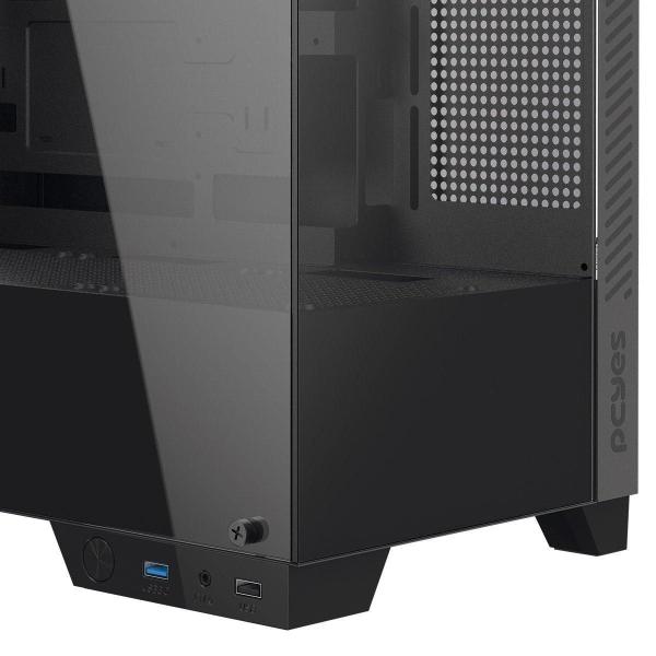 Imagem de Gabinete Gamer Forcefield Twr Black Vulcan - Gfftwrbv