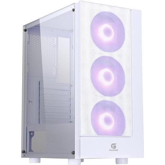 Gabinete Gamer Fortrek Cruiser MID Tower RGB Branco - LG Eletronics Imagem de Gabinete Gamer Fortrek Cruiser MID Tower RGB Branco