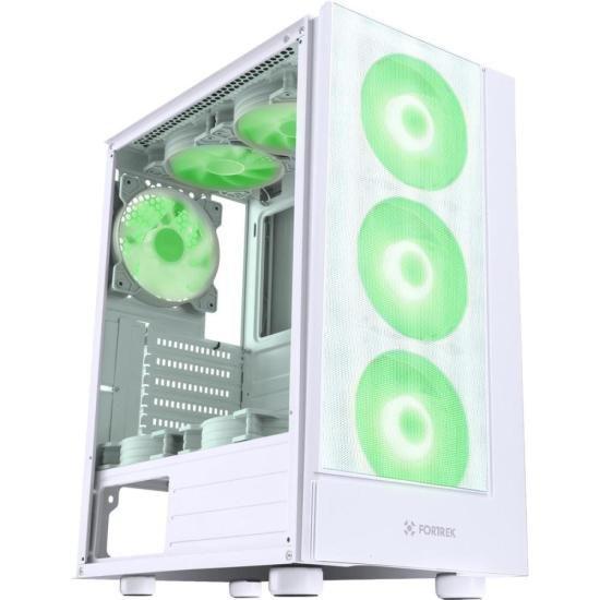 Imagem de Gabinete Gamer Fortrek Cruiser Mid Tower RGB Branco