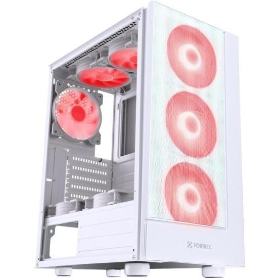 Imagem de Gabinete Gamer Fortrek Cruiser Mid Tower RGB Branco