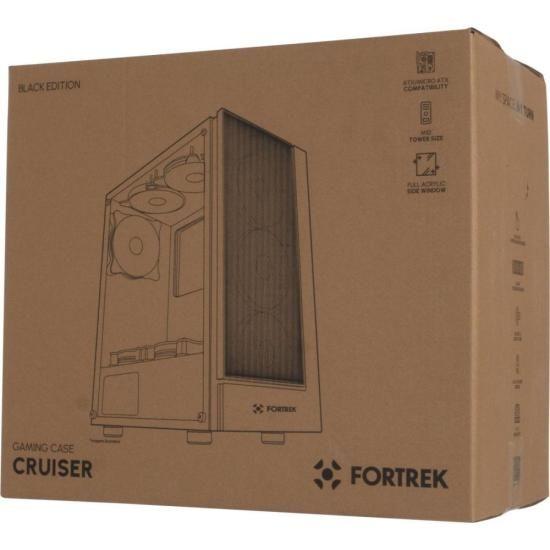 Imagem de Gabinete Gamer Fortrek Cruiser Mid Tower RGB Preto F002