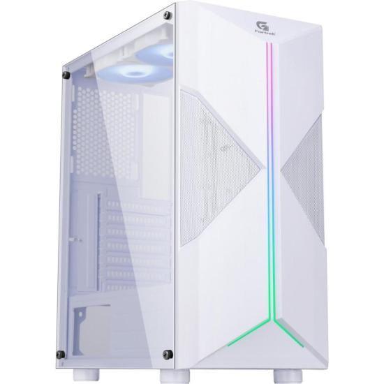 Imagem de Gabinete Gamer Fortrek Holt Mid Tower RGB Branco F002