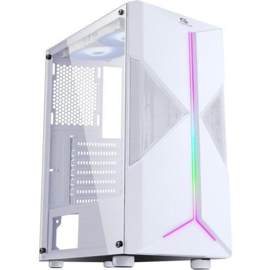 Imagem de Gabinete Gamer Fortrek Holt Mid Tower RGB Branco F002