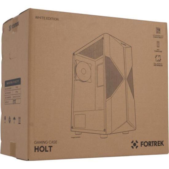 Imagem de Gabinete Gamer Fortrek Holt Mid Tower RGB Branco F002