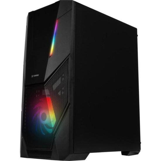 Imagem de Gabinete Gamer Fortrek Mid Tower Black Hawk RGB Preto F002