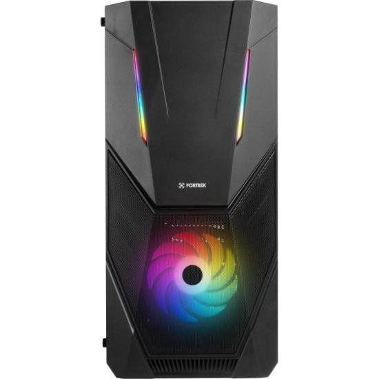 Imagem de Gabinete Gamer Fortrek Mid Tower Black Hawk RGB Preto