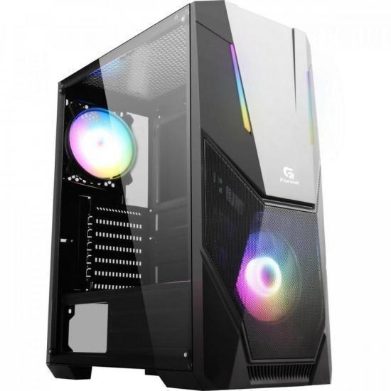 Imagem de Gabinete Gamer Fortrek Mid Tower Black Hawk Rgb Preto