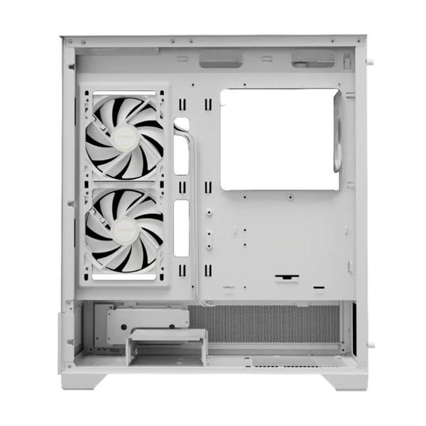 Imagem de Gabinete Gamer Gamdias Atlas M1 Wh Com 3 Fans Rgb Atx Branco