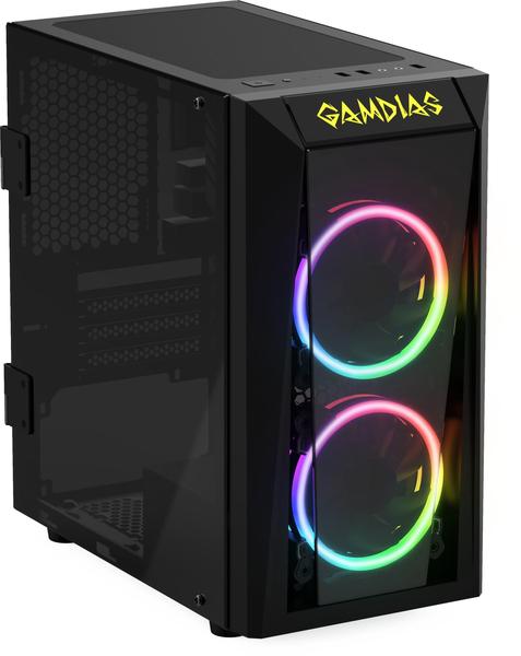 Imagem de Gabinete Gamer Gamdias Talos E1 Rgb 2 Fans Vidro