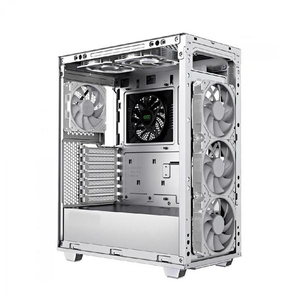 Imagem de Gabinete Gamer Gamemax 8808WT Precision USB 3.0 Vidro Temperado 3 Fans 120mm + 1 Fan COC TurboFan - Branco